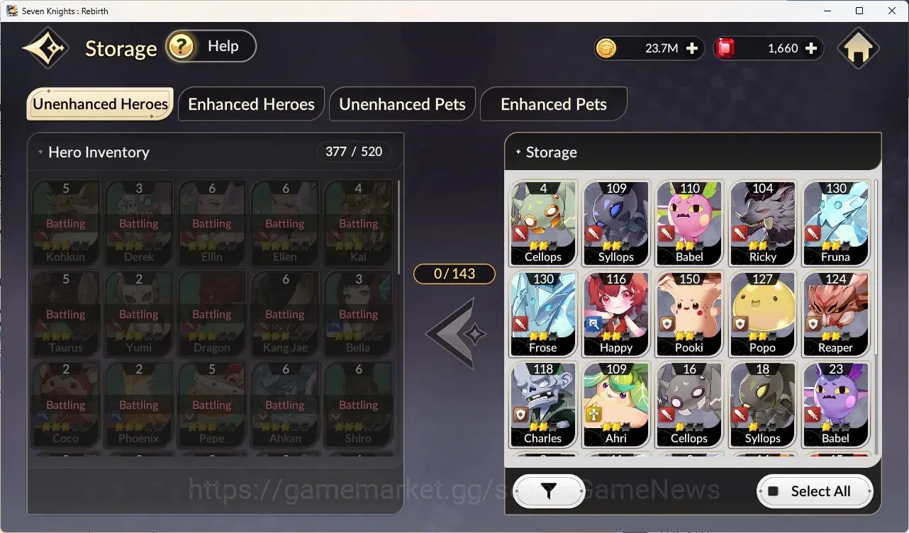 Seven Knights Re:Birth Accounts Global SEA|1 Ex-7k [Rosie]+2 TC6[Kyle,Randgrid]+Lu image 12