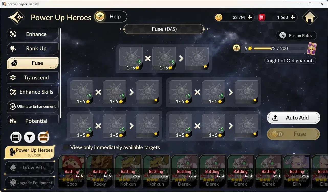 Seven Knights Re:Birth Accounts Global SEA|1 Ex-7k [Rosie]+2 TC6[Kyle,Randgrid]+Lu image 13