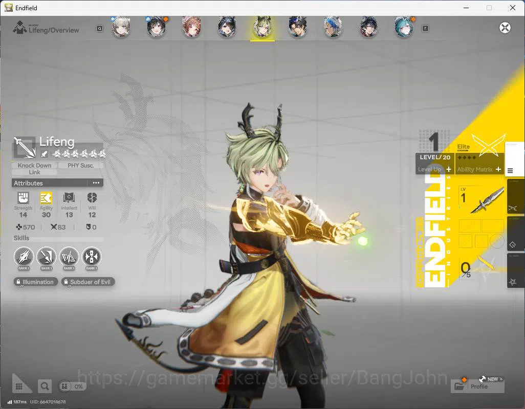 Arknights: Endfield Accounts NA, starter fresh, Ardelia sign, Tantang, Lifeng m image 6