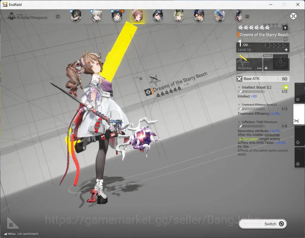 Arknights: Endfield Accounts NA, starter fresh, Ardelia sign, Tantang, Lifeng m image 9