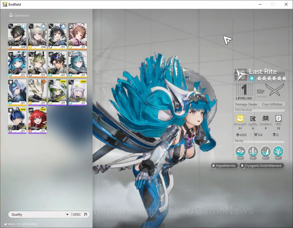 Arknights: Endfield Accounts NA/EU Lv 2|Fresh Starter|[Meta SSR 3]| Last Rite,A image 2