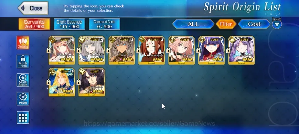 Fate-Grand Order Accounts NA Starter Fuyuki Lv 1|B + O|2 SSR Servant| Castoria & Oberon |53 Golden Apple|Birthday Unset|Log 1