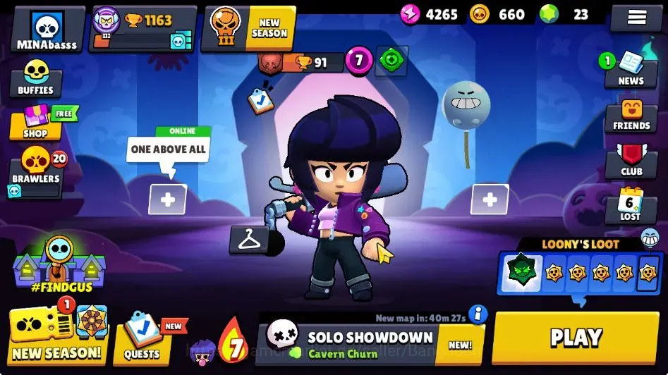 Brawl Stars Accounts Trophy 1163 | 19 Brawlers | 1 Max Hypercharge (Shade) | 1 Mythic Skins | 5k Bling | Check SS BRS082B 1