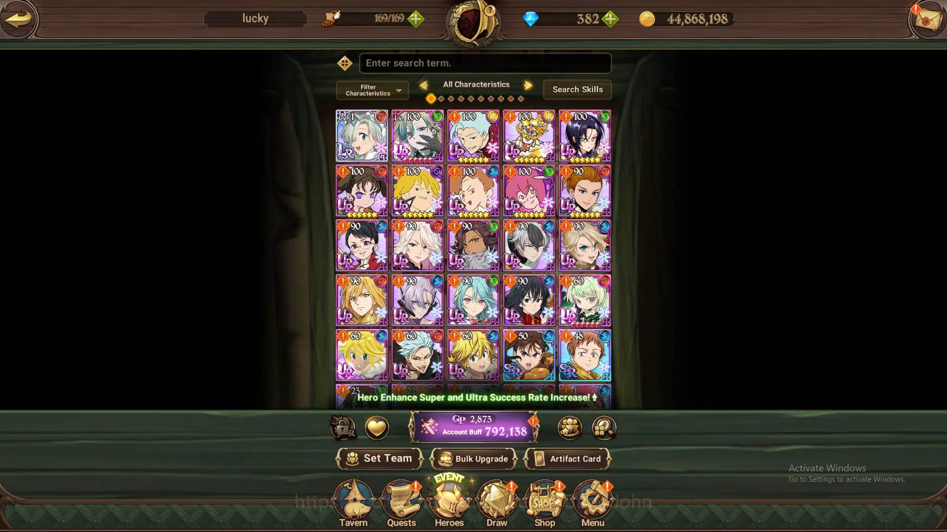 The Seven Deadly Sins: Grand Cross Accounts ASIA | 792K CC | 1 LR Elizabet | 3 UR, Sabunak 2/6 image 8