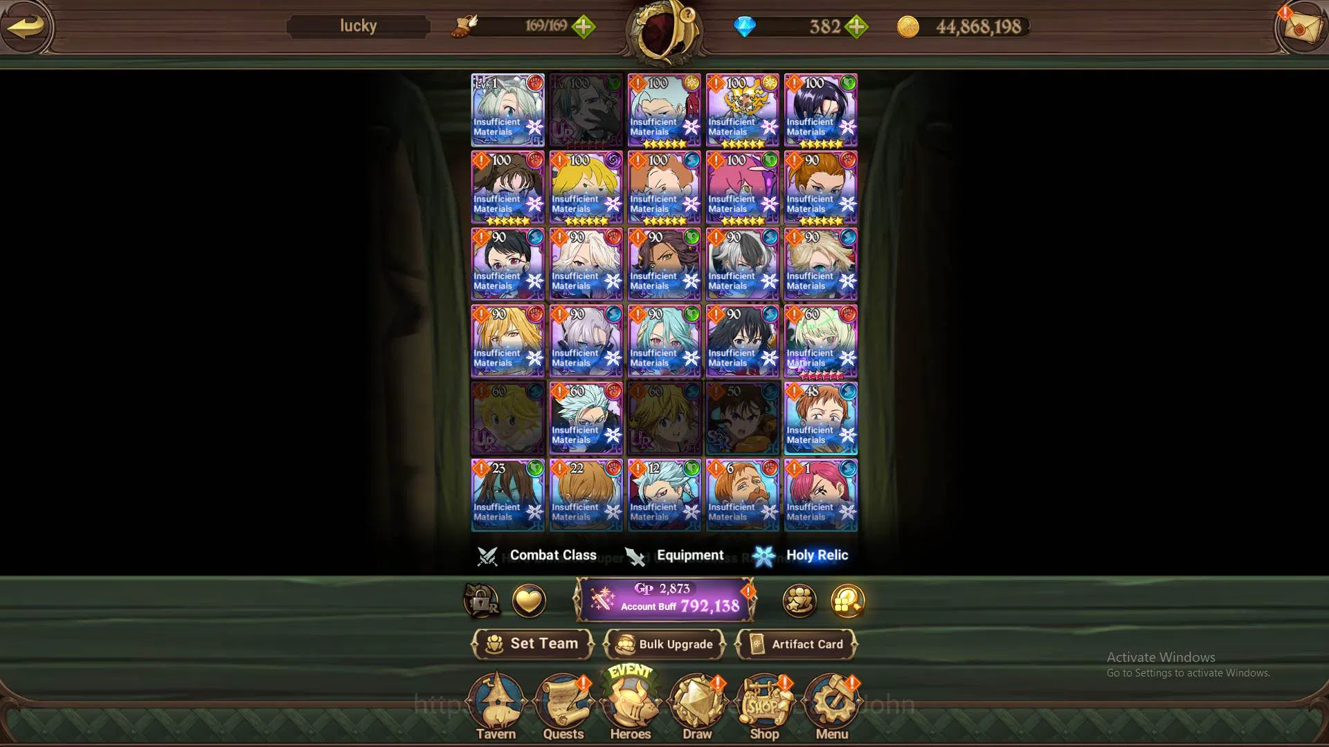 The Seven Deadly Sins: Grand Cross Accounts ASIA | 792K CC | 1 LR Elizabet | 3 UR, Sabunak 2/6 image 9