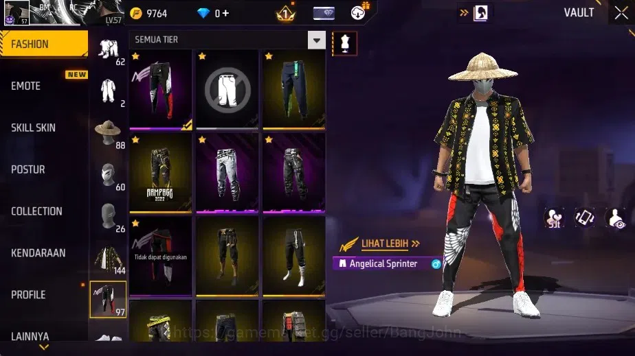 Free Fire Accounts Indonesia|2 Evo: AK47-Blue Flame & M1014-TUTOR, M1 image 11
