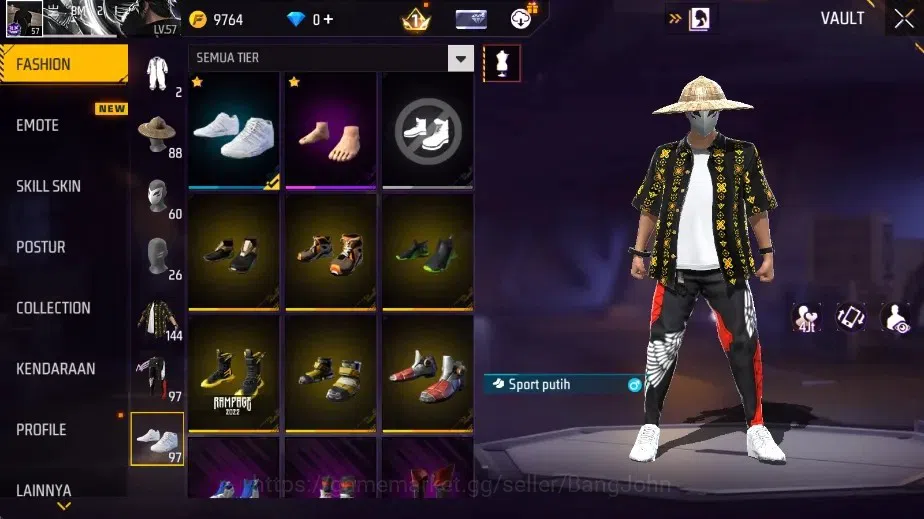 Free Fire Accounts Indonesia|2 Evo: AK47-Blue Flame & M1014-TUTOR, M1 image 12