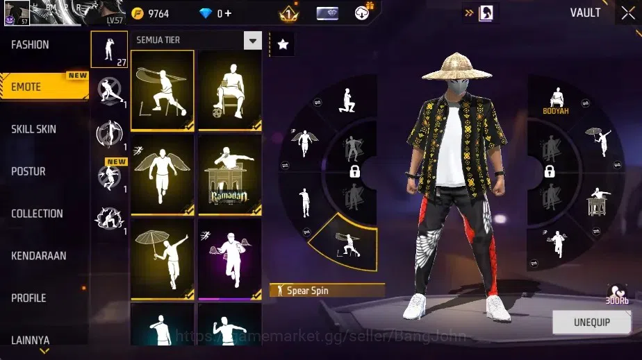 Free Fire Accounts Indonesia|2 Evo: AK47-Blue Flame & M1014-TUTOR, M1 image 13
