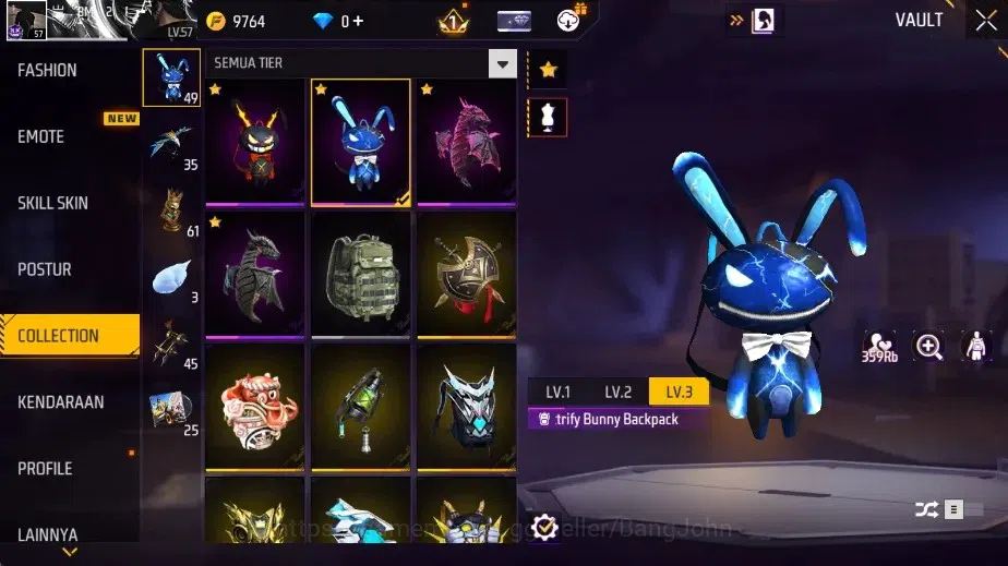 Free Fire Accounts Indonesia|2 Evo: AK47-Blue Flame & M1014-TUTOR, M1 image 14