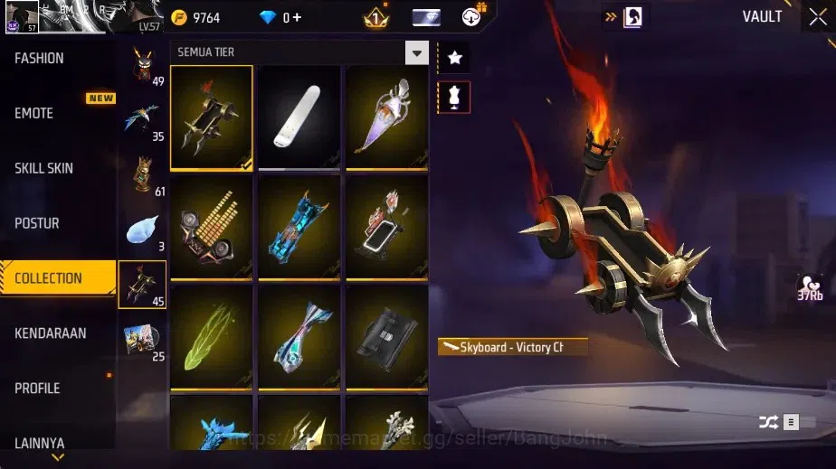 Free Fire Accounts Indonesia|2 Evo: AK47-Blue Flame & M1014-TUTOR, M1 image 19