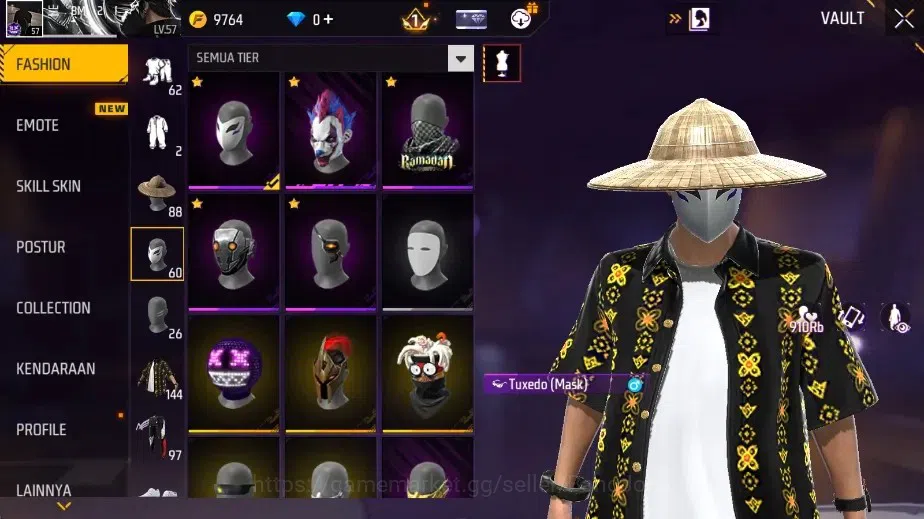 Free Fire Accounts Indonesia|2 Evo: AK47-Blue Flame & M1014-TUTOR, M1 image 8