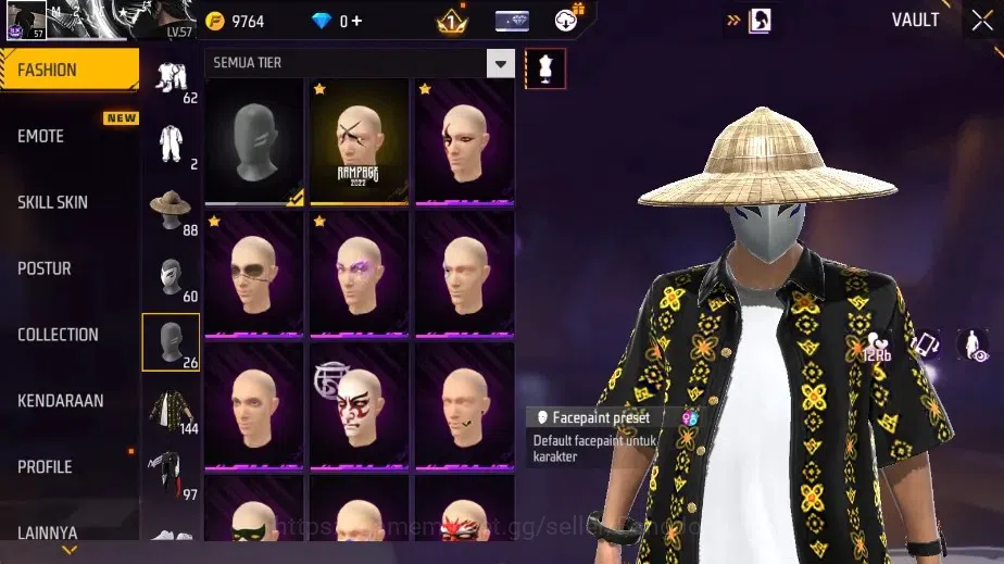 Free Fire Accounts Indonesia|2 Evo: AK47-Blue Flame & M1014-TUTOR, M1 image 9