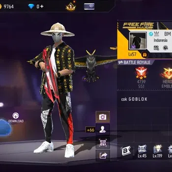 Free Fire Accounts Indonesia|2 Evo: AK47-Blue Flame & M1014-TUTOR, M1 image 1