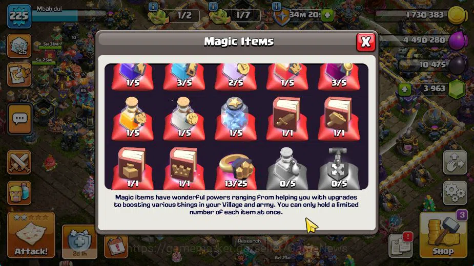 Clash of Clans Accounts TH 17-BH 10|Near MAX|LV 225|HH 11|BK 73,AQ 83,GW 6 image 14
