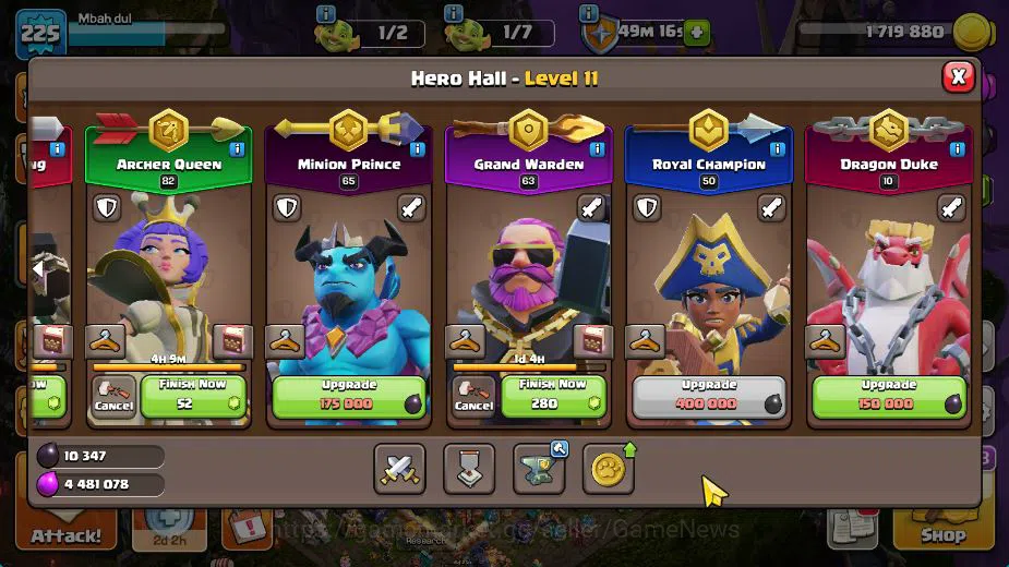 Clash of Clans Accounts TH 17-BH 10|Near MAX|LV 225|HH 11|BK 73,AQ 83,GW 6 image 7