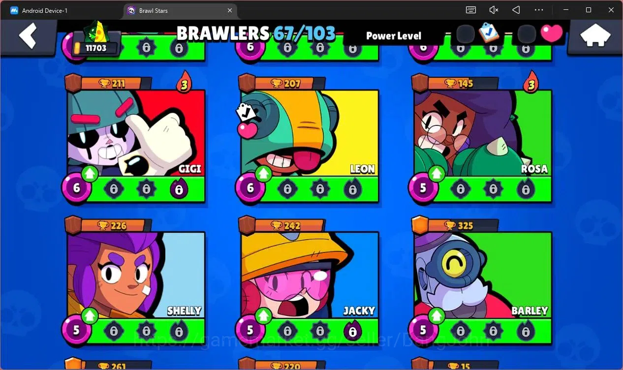 Brawl Stars Accounts Global |11703 Trophy|67 Brawler|6 Max Hypercharge| image 10
