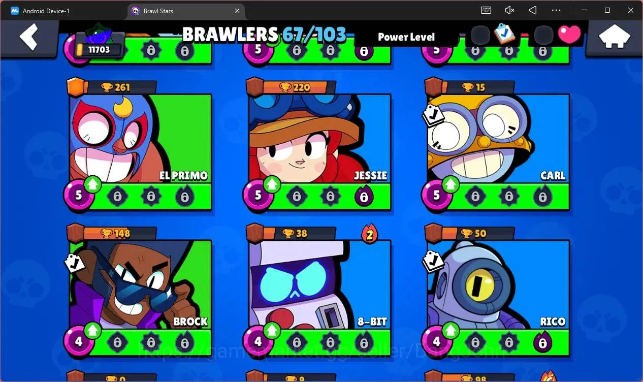 Brawl Stars Accounts Global |11703 Trophy|67 Brawler|6 Max Hypercharge| image 11