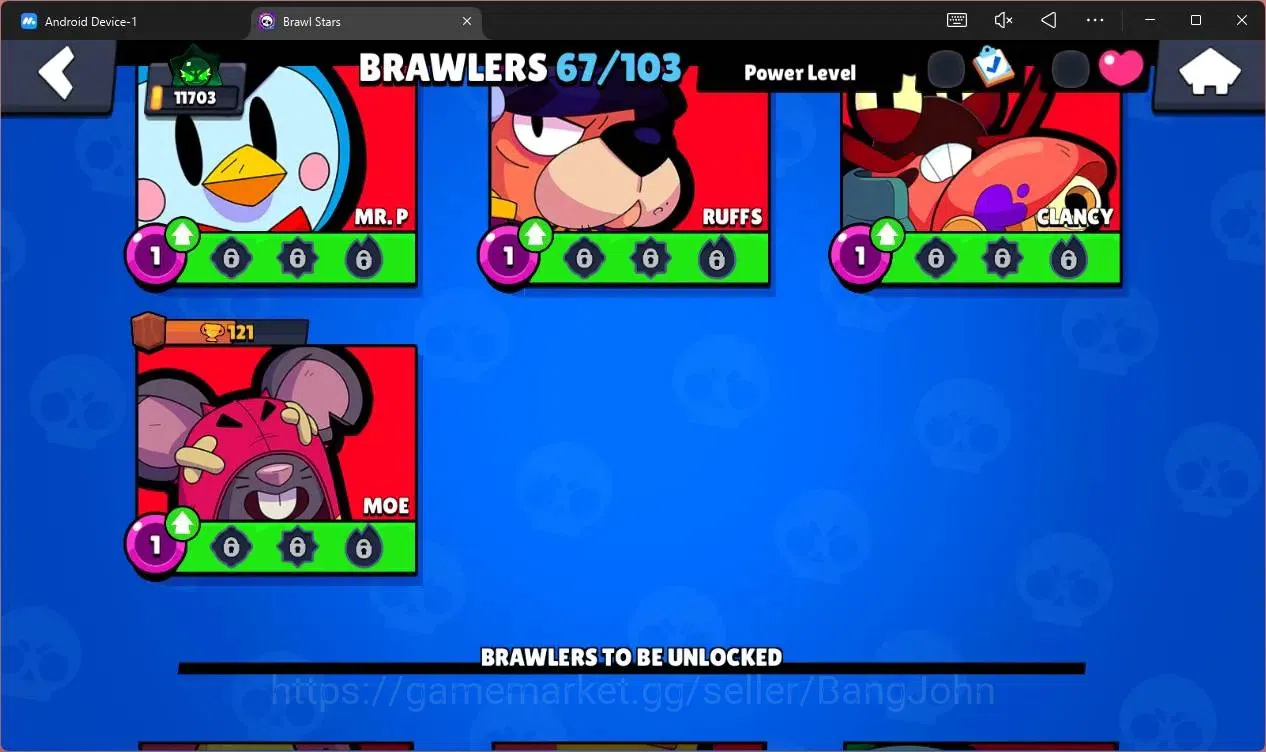 Brawl Stars Accounts Global |11703 Trophy|67 Brawler|6 Max Hypercharge| image 16