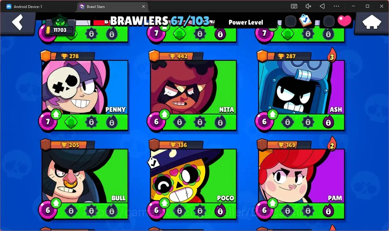 Brawl Stars Accounts Global |11703 Trophy|67 Brawler|6 Max Hypercharge| image 8