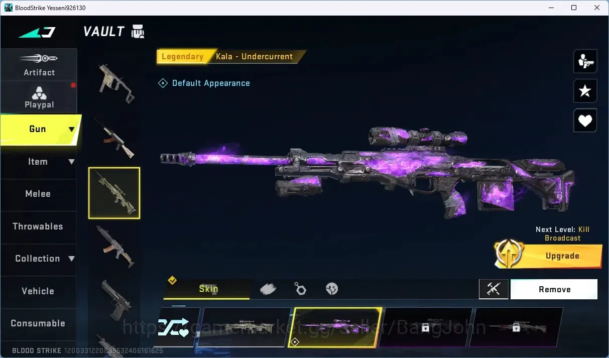 Blood Strike Accounts ASIA | 1 ULTRA: UMP45-Ascension | 1 LEGENDARY: Kal image 2