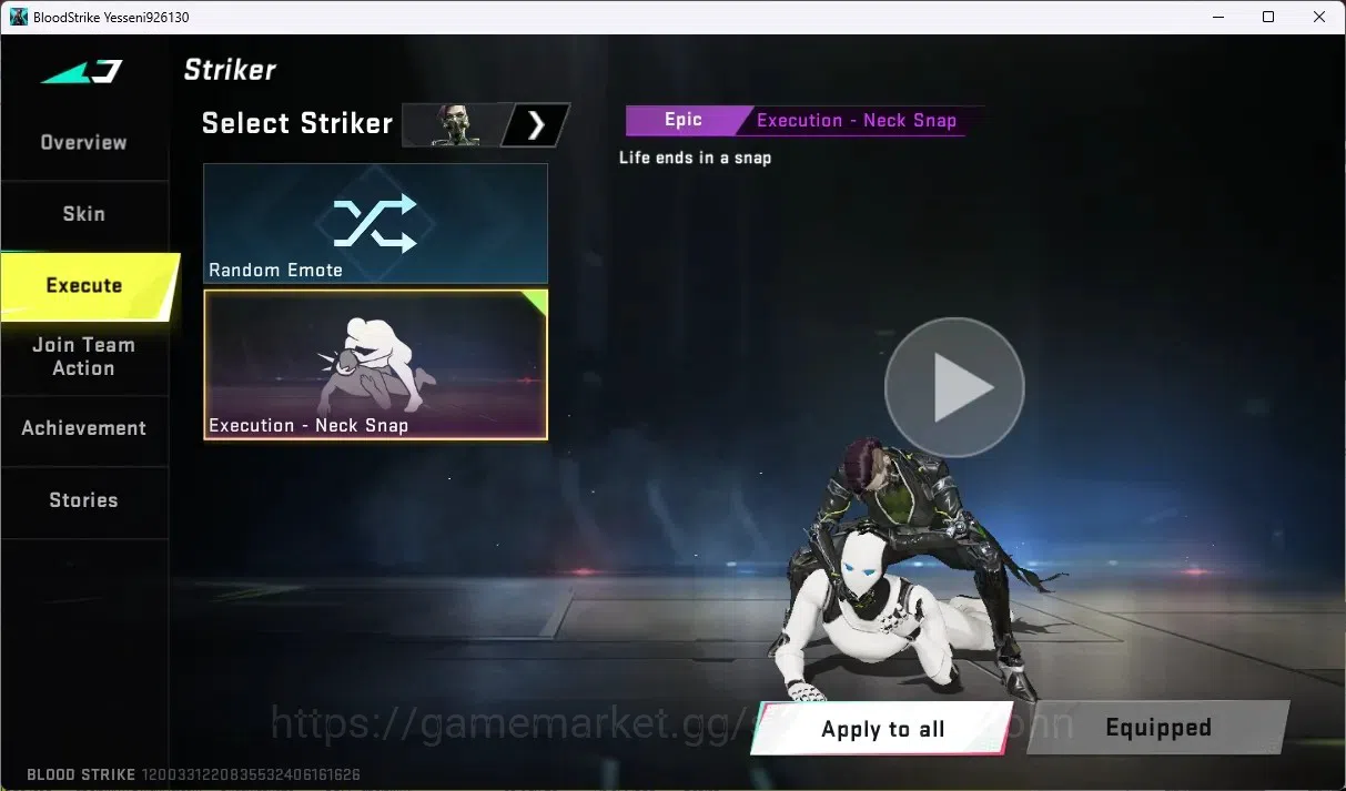 Blood Strike Accounts ASIA | 1 ULTRA: UMP45-Ascension | 1 LEGENDARY: Kal image 4