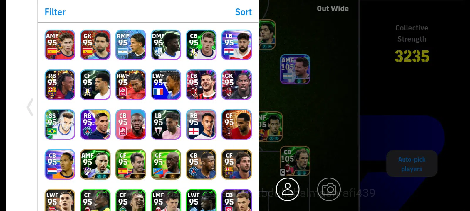 Buy eFootball Accounts - 3240+ team | Haaland 108, koeman