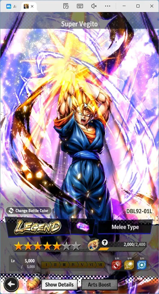 Dragon Ball Legends Accounts Android |Lvl 162|84.9M Total Power|8.7K CC|3 LR|5 image 12