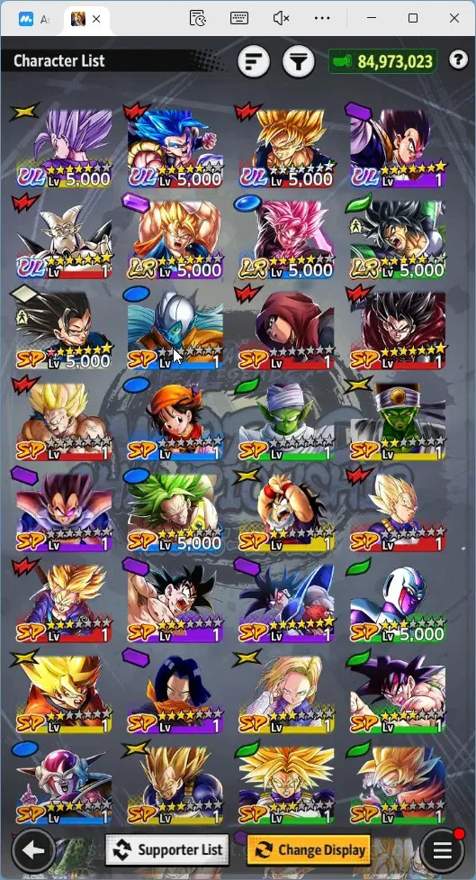 Dragon Ball Legends Accounts Android |Lvl 162|84.9M Total Power|8.7K CC|3 LR|5 image 18
