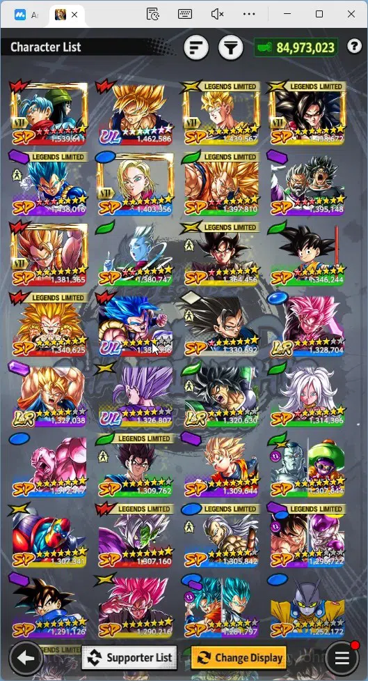 Dragon Ball Legends Accounts Android |Lvl 162|84.9M Total Power|8.7K CC|3 LR|5 image 19