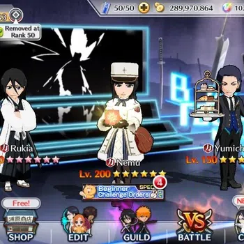 Bleach: Brave Souls Accounts Starter Global | 57K BP+10 Orb | Fresh Story | Nemu Xmas24 | Yumichika TMV | Rukia TYBWL