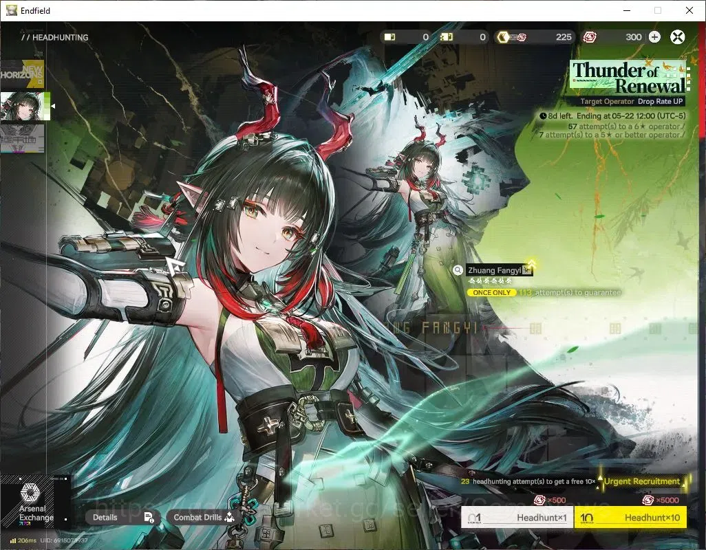 Arknights: Endfield Accounts NA/EU|Lv2|Fresh Starter|3SSR+1(*6WEP)+6SRChar|Embe image 15