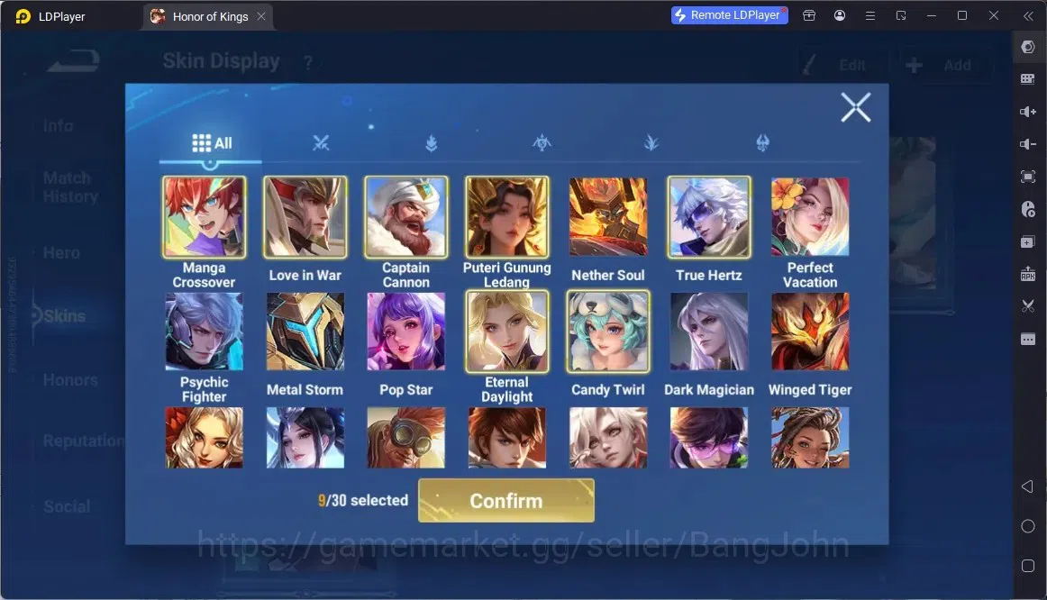 Honor of Kings Accounts Global | 67H 43S | PRECIOUS Sun Ce, RARE Biron, GM image 5