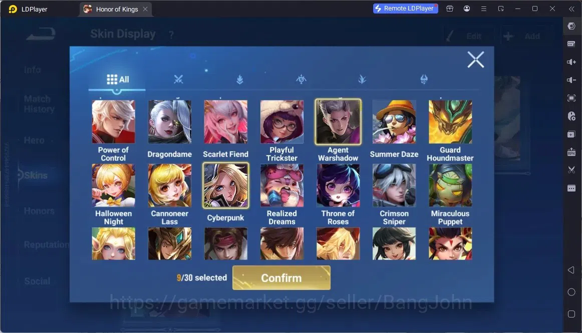 Honor of Kings Accounts Global | 67H 43S | PRECIOUS Sun Ce, RARE Biron, GM image 6