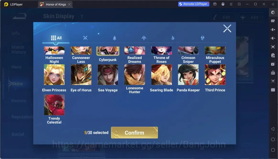 Honor of Kings Accounts Global | 67H 43S | PRECIOUS Sun Ce, RARE Biron, GM image 7