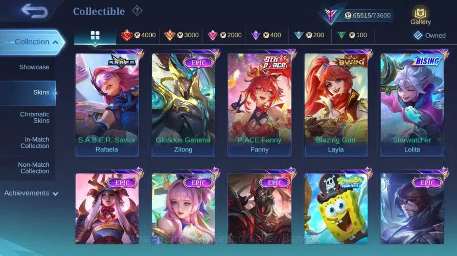 Mobile Legends: Bang Bang Accounts Global|Skin 266|Renowned|PRIME Granger|SoulStalker image 11