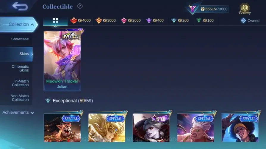 Mobile Legends: Bang Bang Accounts Global|Skin 266|Renowned|PRIME Granger|SoulStalker image 5