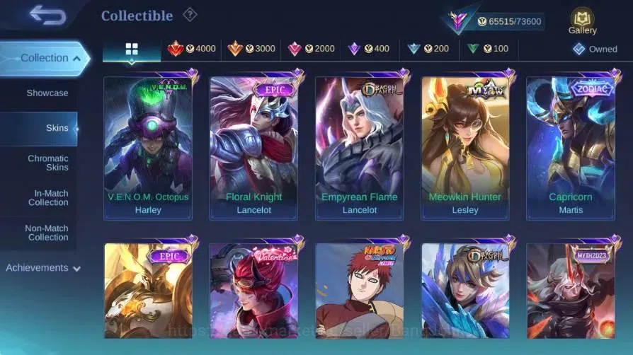 Mobile Legends: Bang Bang Accounts Global|Skin 266|Renowned|PRIME Granger|SoulStalker image 9