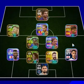 eFootball Accounts Legends & Iconic Players Android|6 Epic Yaya Toure,Gerard Pique,Carles Puyol,Marco Reus|7 Show Time Kevin
