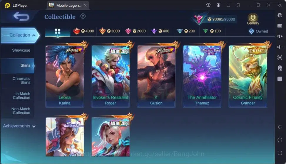 Mobile Legends: Bang Bang Accounts Global|Skin 313|Exalted|Legend Alucard|Prime Grang image 17