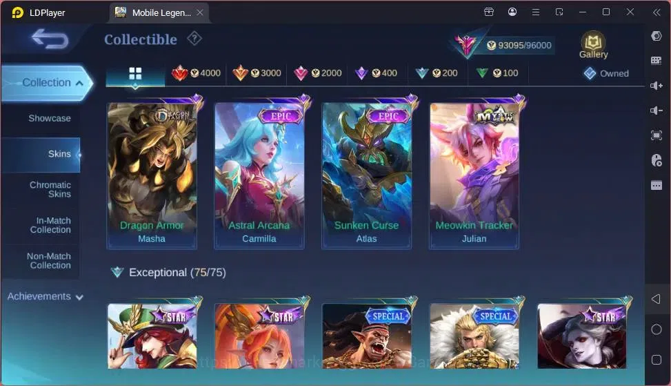 Mobile Legends: Bang Bang Accounts Global|Skin 313|Exalted|Legend Alucard|Prime Grang image 5
