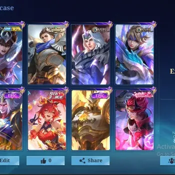 Mobile Legends: Bang Bang Accounts Others Global|138 Hero|Skin 224|Expert|DragonTamer Lancelot Kimmy|Lightborn