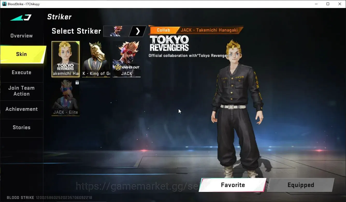 Blood Strike Accounts ASIA|ETERNAL ZERO,DeAgle+Collab TR FN2000,Jack,7DS image 13