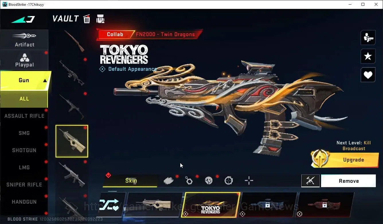 Blood Strike Accounts ASIA|ETERNAL ZERO,DeAgle+Collab TR FN2000,Jack,7DS image 19