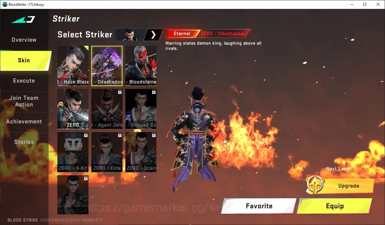 Blood Strike Accounts ASIA|ETERNAL ZERO,DeAgle+Collab TR FN2000,Jack,7DS image 3