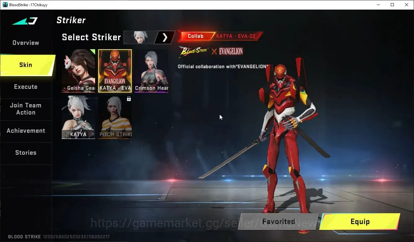 Blood Strike Accounts ASIA|ETERNAL ZERO,DeAgle+Collab TR FN2000,Jack,7DS image 8