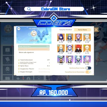 Genshin Impact Accounts Mid Game Akun Genshin Impact AR 54 | Asia | 4 Limit | 1 Sign | MC Female | Low Explorexion | Check SS