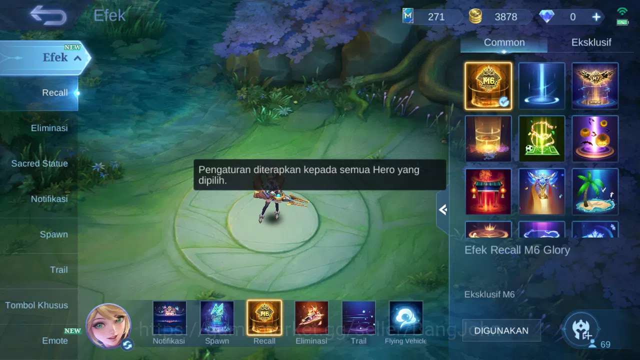 Mobile Legends: Bang Bang Accounts Hero 69 Skin 112 | CC Nata | Lunar Change | Epic R image 5