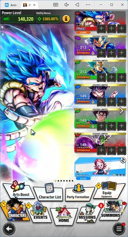 Dragon Ball Legends Accounts Global | Lvl 148|9.7M Total Power|4.4K CC|2 UL|2 L image 11