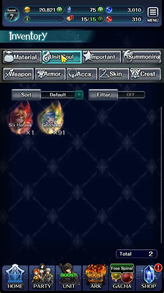 Last Cloudia Accounts GLOBAL|Rank 7|Collab Brave Frontier (Fire God Varg image 11