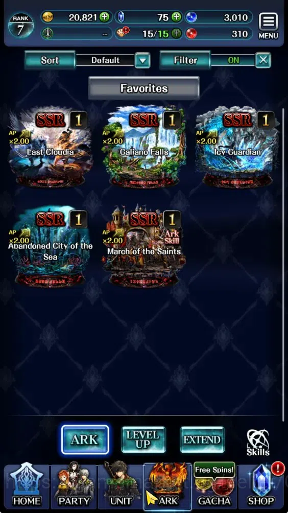 Last Cloudia Accounts GLOBAL|Rank 7|Collab Brave Frontier (Fire God Varg image 5